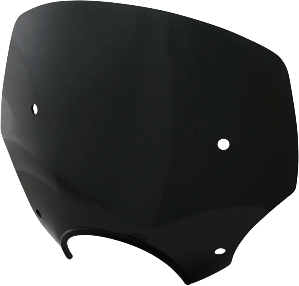 Memphis Shades MEP5233 El Paso Sportshield Windshield (7in. Cutout) - 13in. - Black Smoke