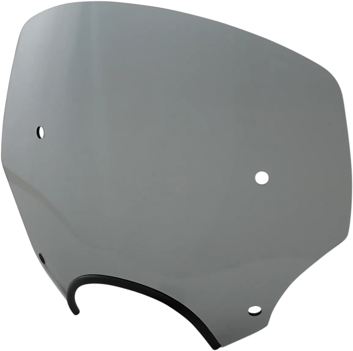 Memphis Shades MEP5233 El Paso Sportshield Windshield (7in. Cutout) - 13in. - Black Smoke
