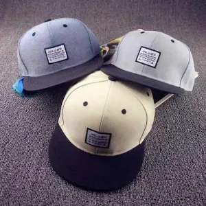 Men Women Snapback Baseball Flat Brimmed Hat Caps Adjustable Skateboard Hip-hop Hats
