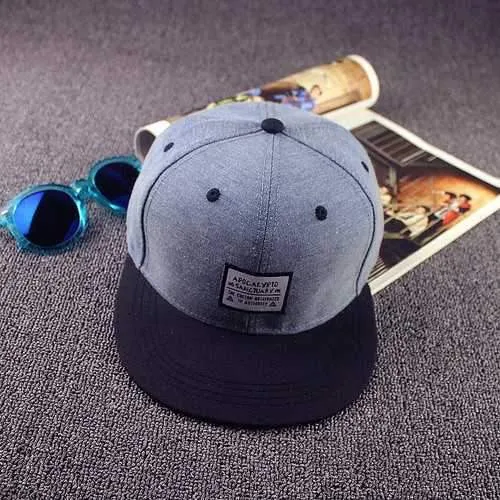 Men Women Snapback Baseball Flat Brimmed Hat Caps Adjustable Skateboard Hip-hop Hats