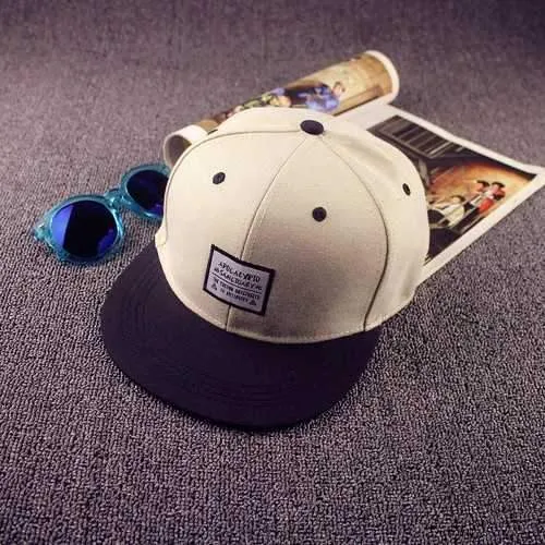 Men Women Snapback Baseball Flat Brimmed Hat Caps Adjustable Skateboard Hip-hop Hats