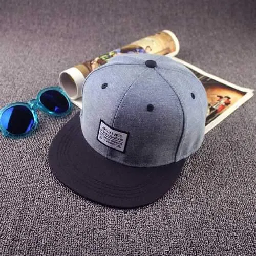Men Women Snapback Baseball Flat Brimmed Hat Caps Adjustable Skateboard Hip-hop Hats