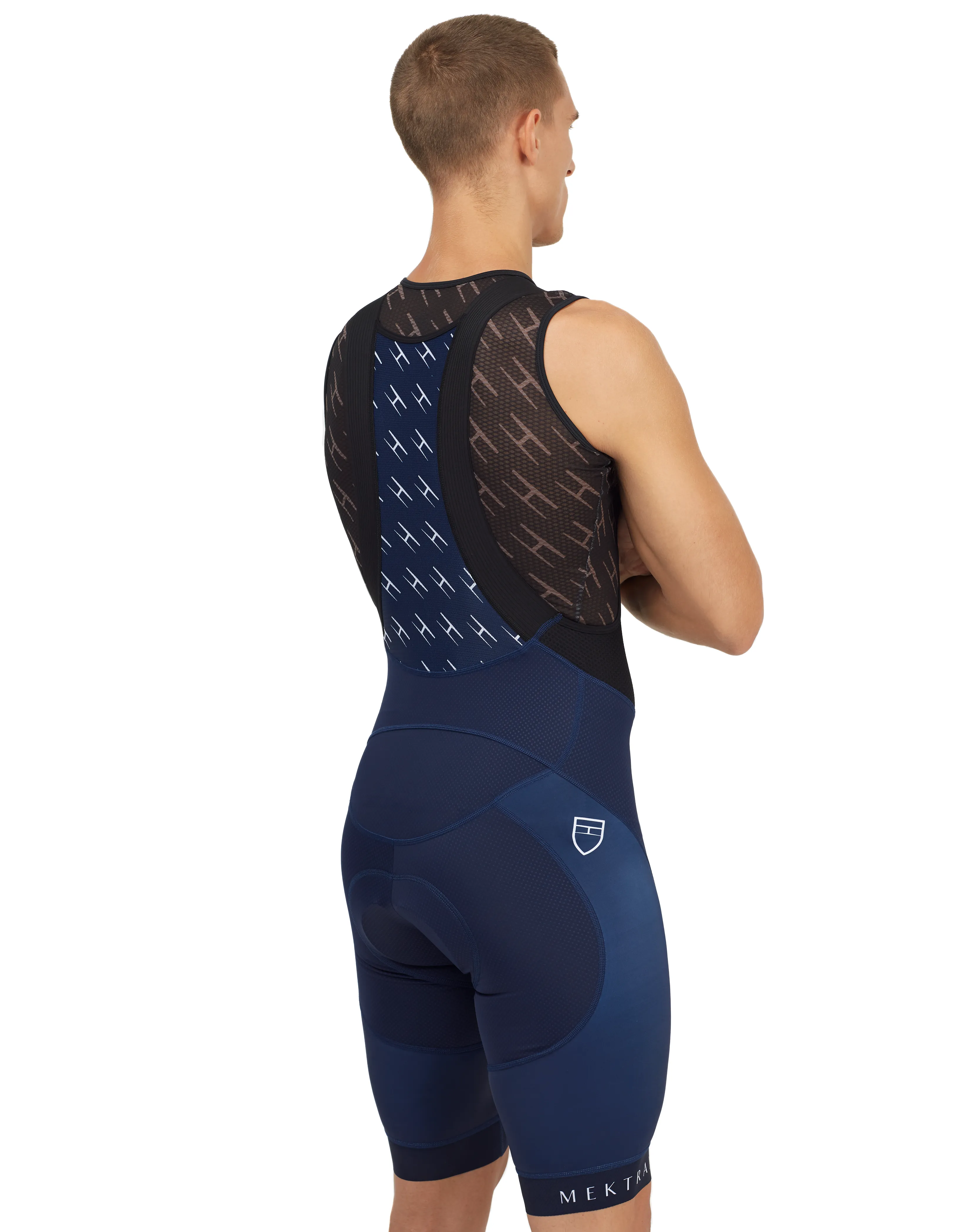 Men's Bib - Navy/White
