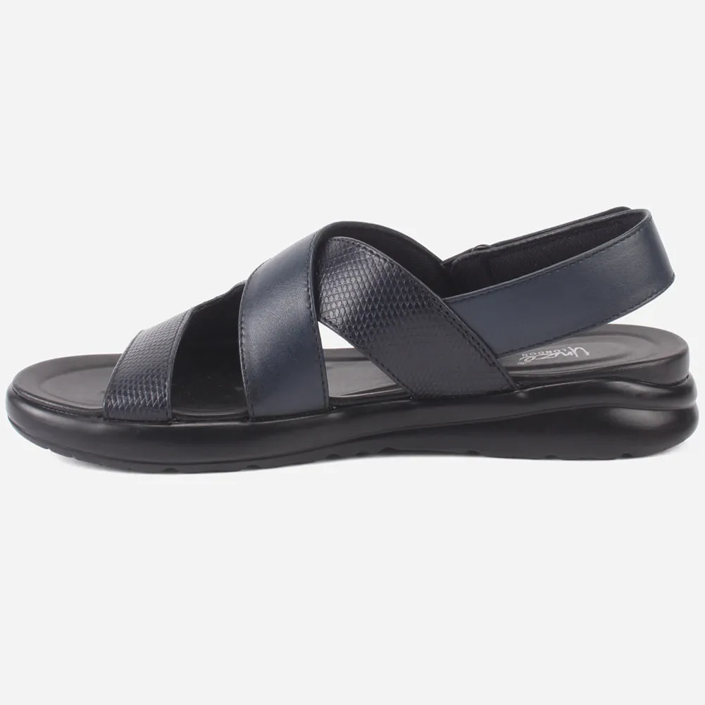 Mens "Rayan" Leather Comfy Casual Sandals
