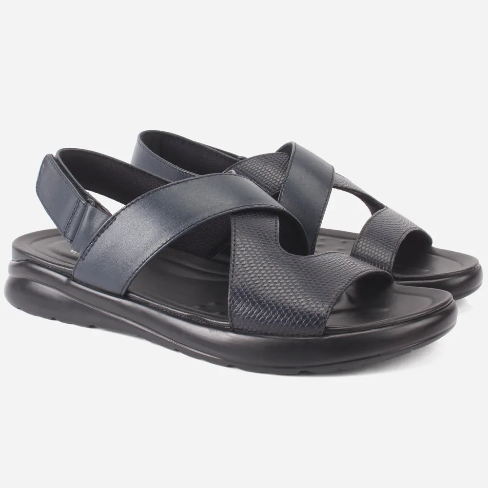 Mens "Rayan" Leather Comfy Casual Sandals