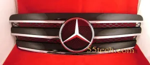 Mercedes Benz W211 2003~2006 E-Class 3 Fins Style Grille