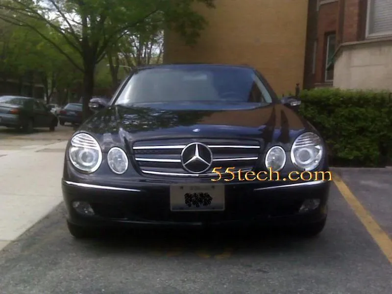 Mercedes Benz W211 2003~2006 E-Class 3 Fins Style Grille
