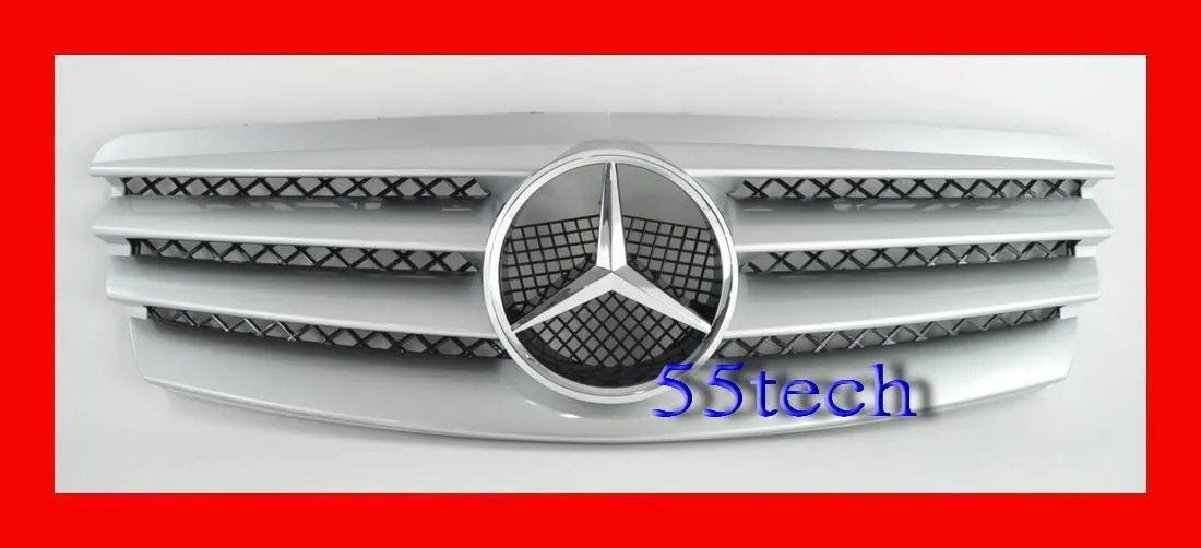 Mercedes Benz W211 2003~2006 E-Class 4 Fins Style Grille
