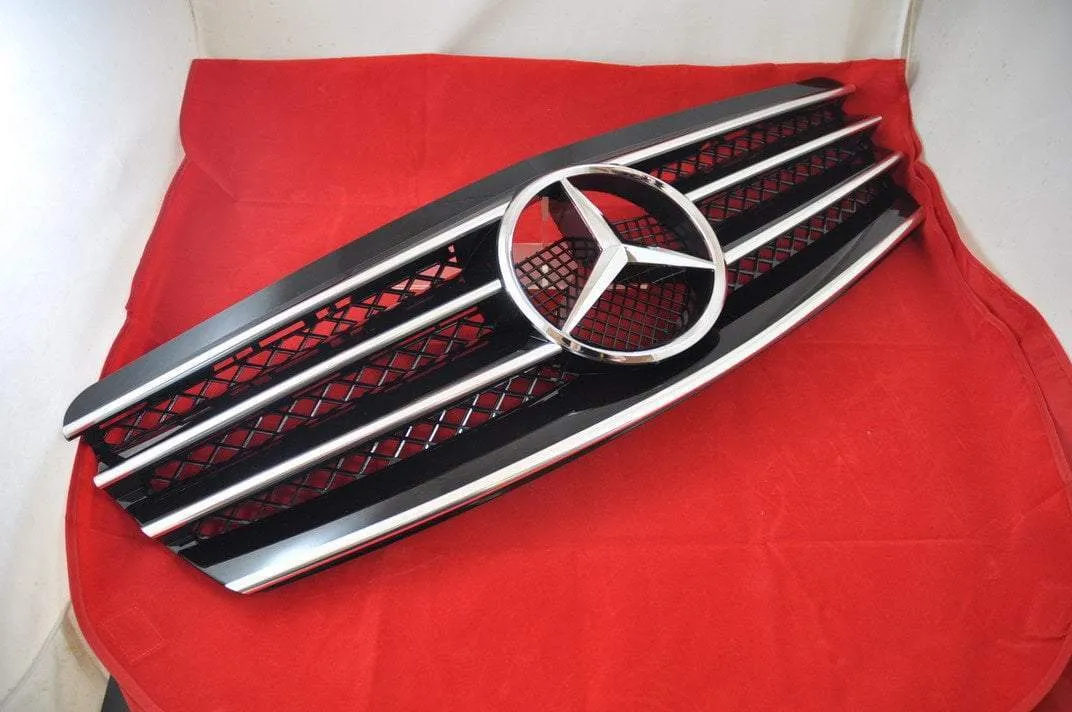 Mercedes Benz W211 2003~2006 E-Class 4 Fins Style Grille