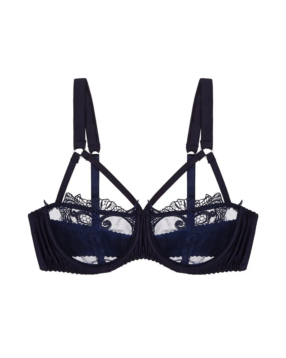 Midnight Strap Balcony Bra