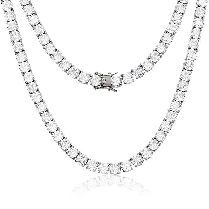 Moissanite Tennis Necklace - 2mm