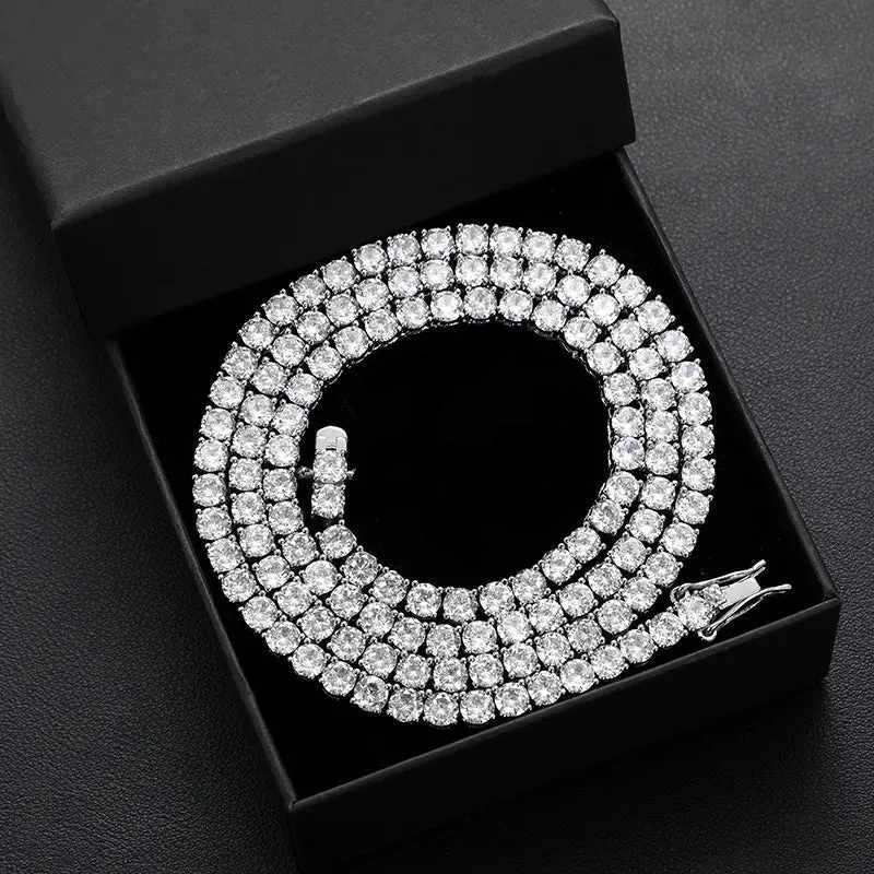 Moissanite Tennis Necklace - 2mm