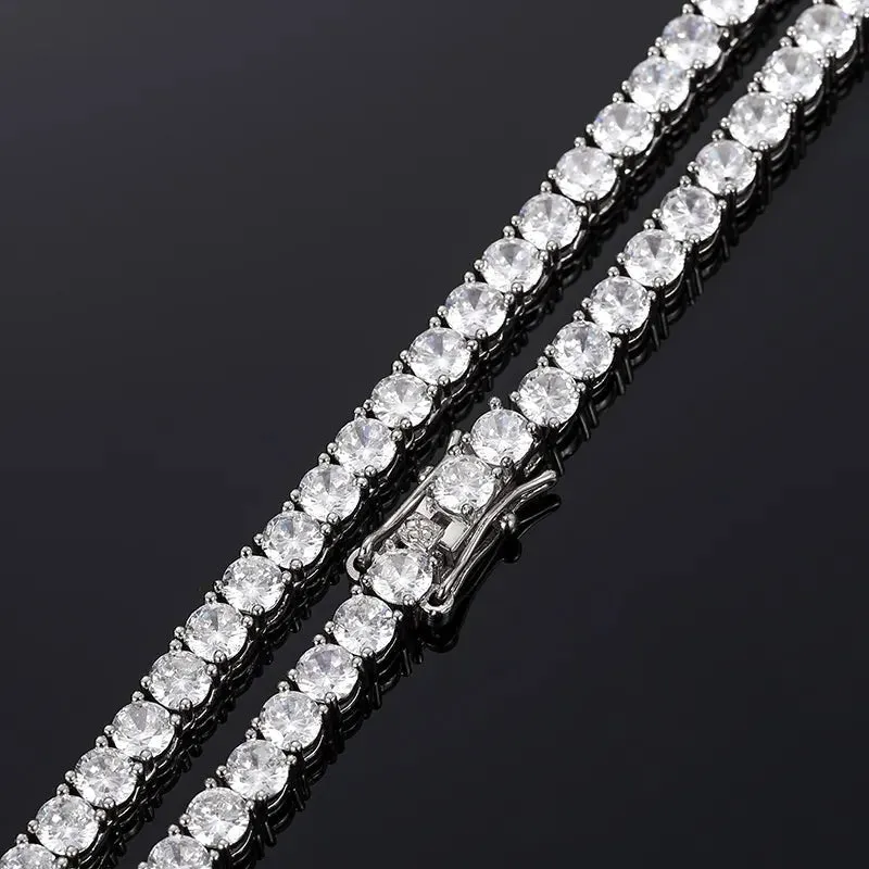 Moissanite Tennis Necklace - 2mm