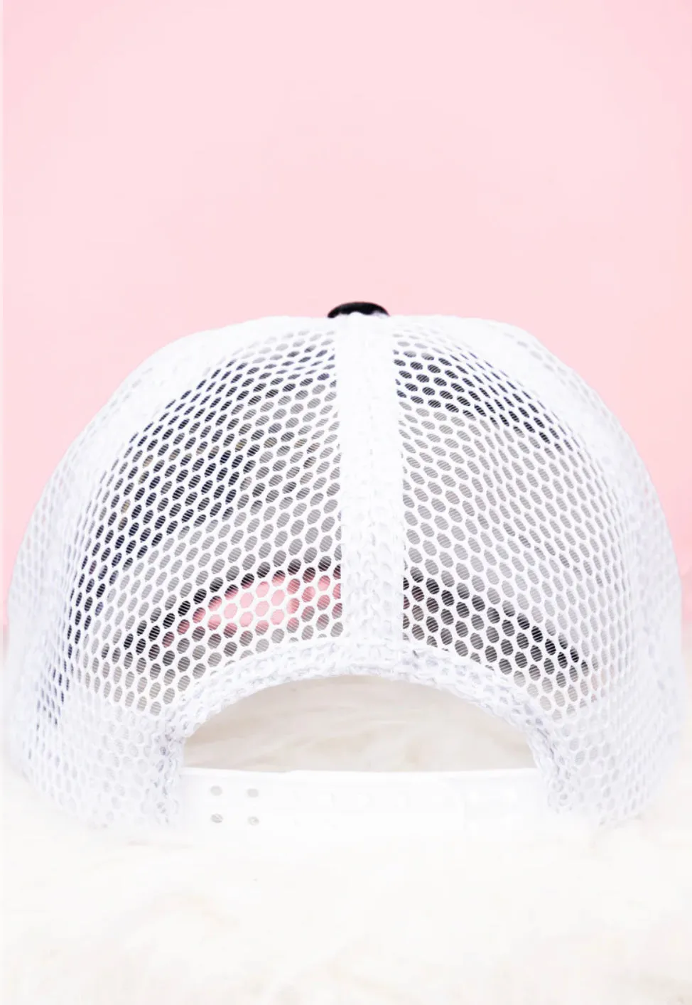 Mom Of Boys Mesh Distressed Hat