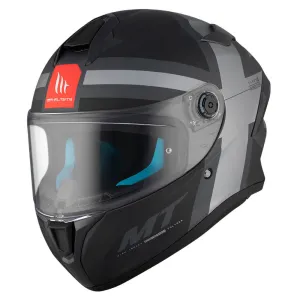 MT Targo S Helmet Britain A2 Matt Grey / Anthracite