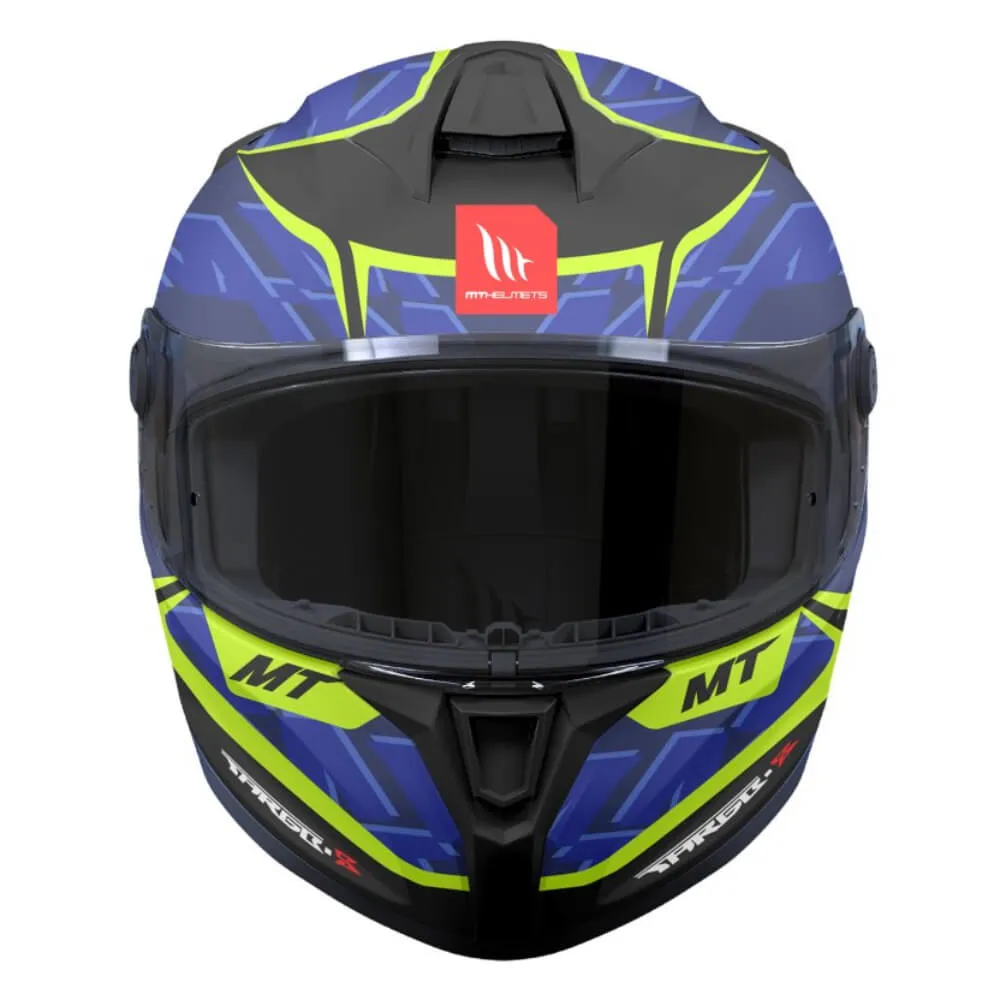 MT Targo S Helmet Surt B13 Matt Black / Blue / Yellow