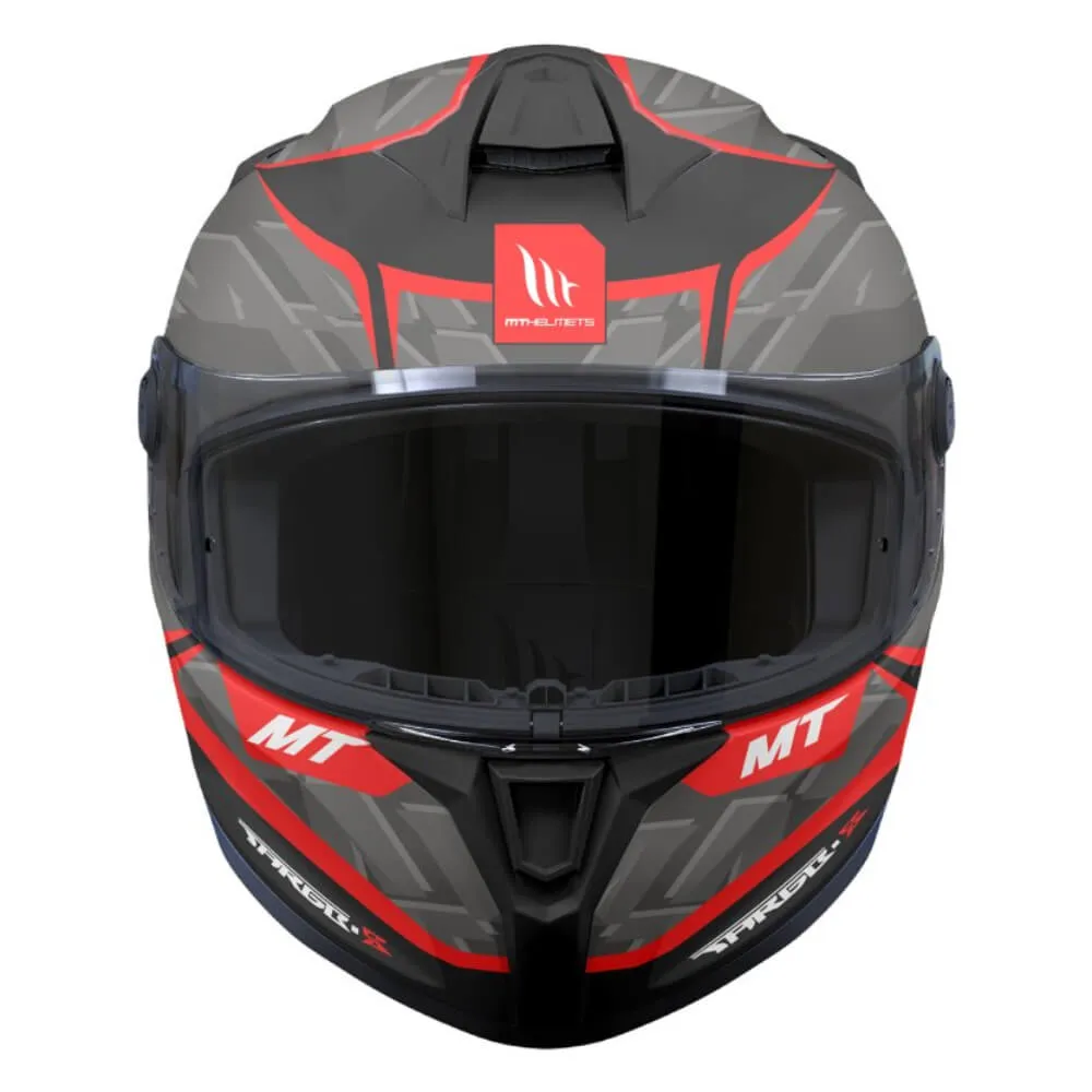 MT Targo S Helmet Surt B5 Matt Black / Grey / Red