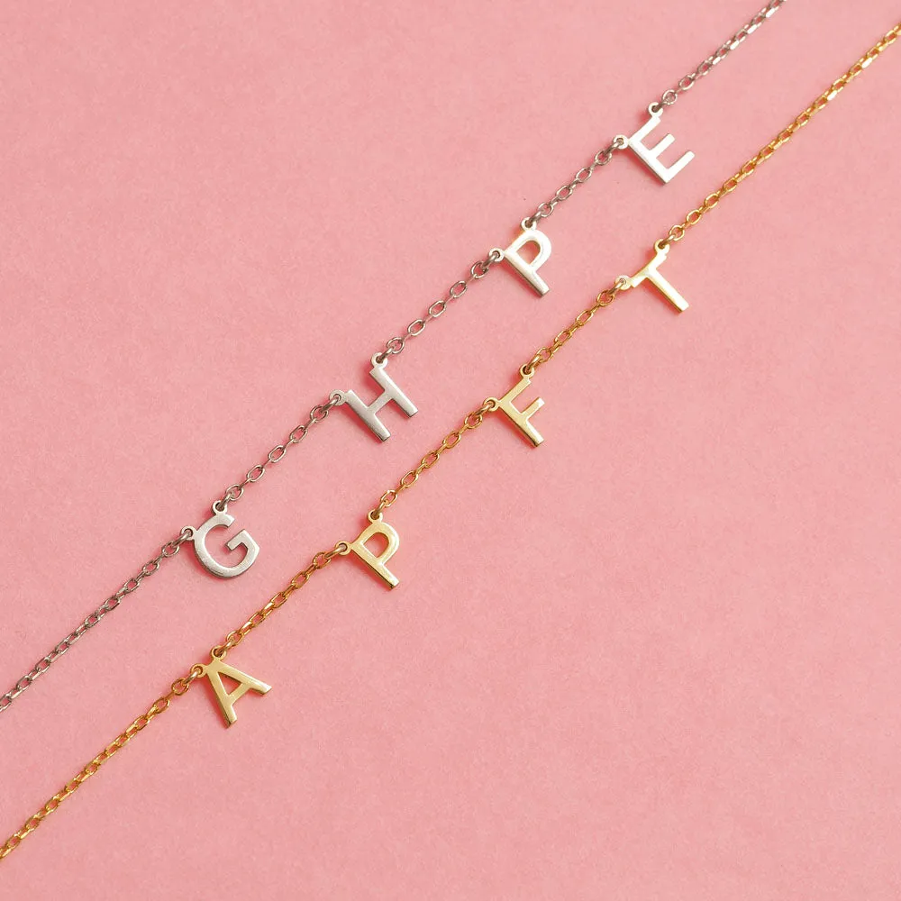 Multi Initial Necklace