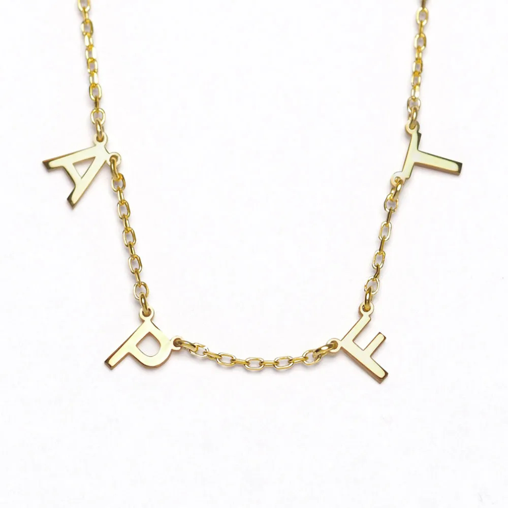 Multi Initial Necklace