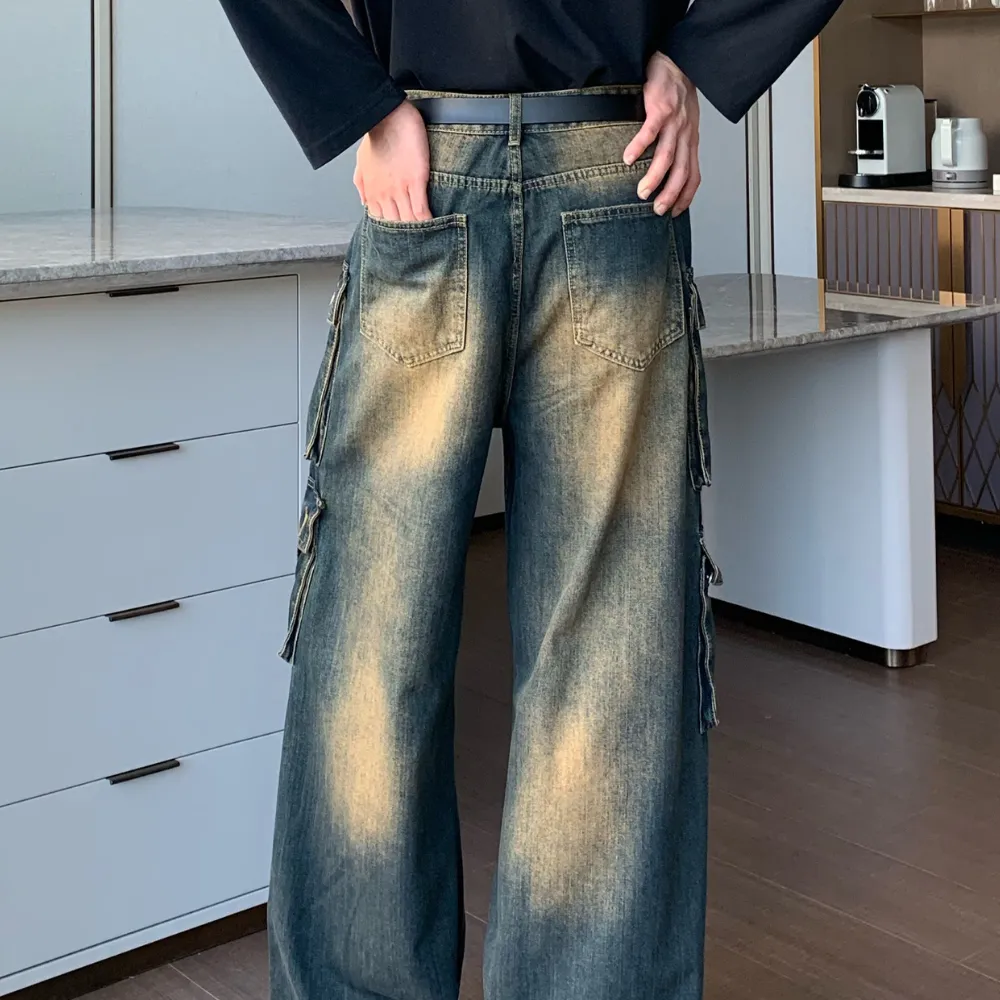 Multi-pocket Cargo Jeans