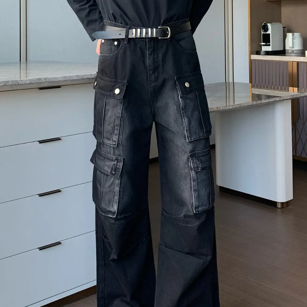 Multi-pocket Cargo Jeans