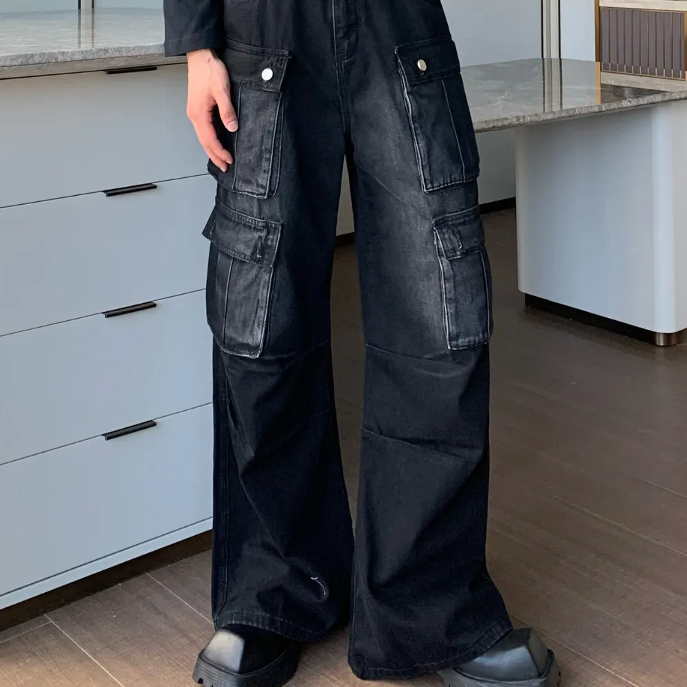 Multi-pocket Cargo Jeans