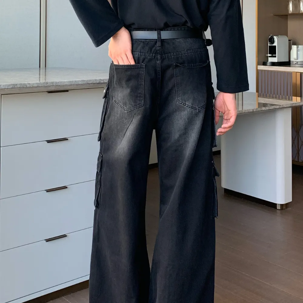 Multi-pocket Cargo Jeans