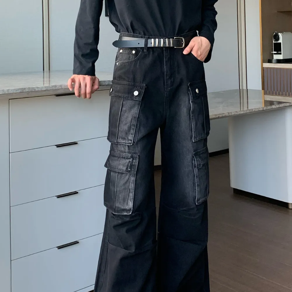 Multi-pocket Cargo Jeans
