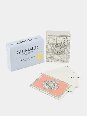 N°201 Playing Cards in Coral Red