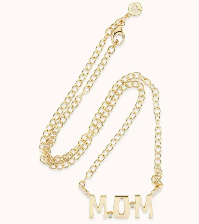 Nameplate Necklace "Mom"