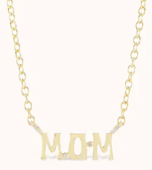 Nameplate Necklace "Mom"