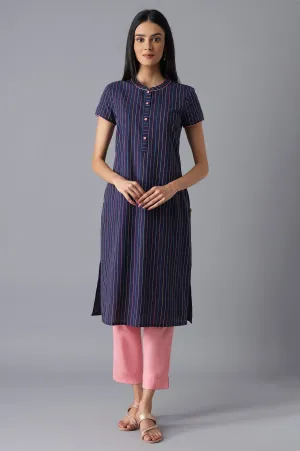 Navy Casual kurta