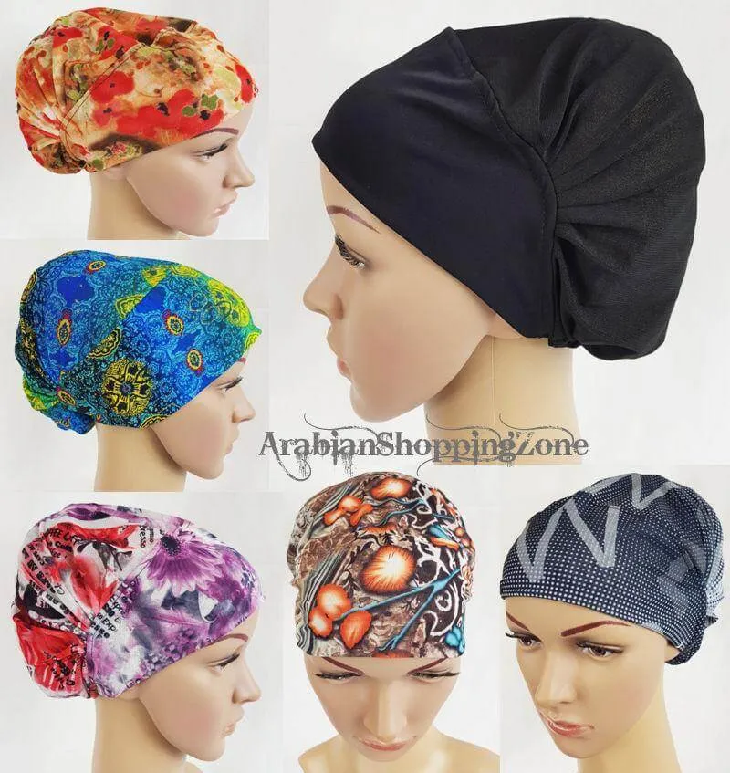 New Crystal Hemp Muslim Inner Hijab Caps Islamic Underscarf Hats Ninja Hija