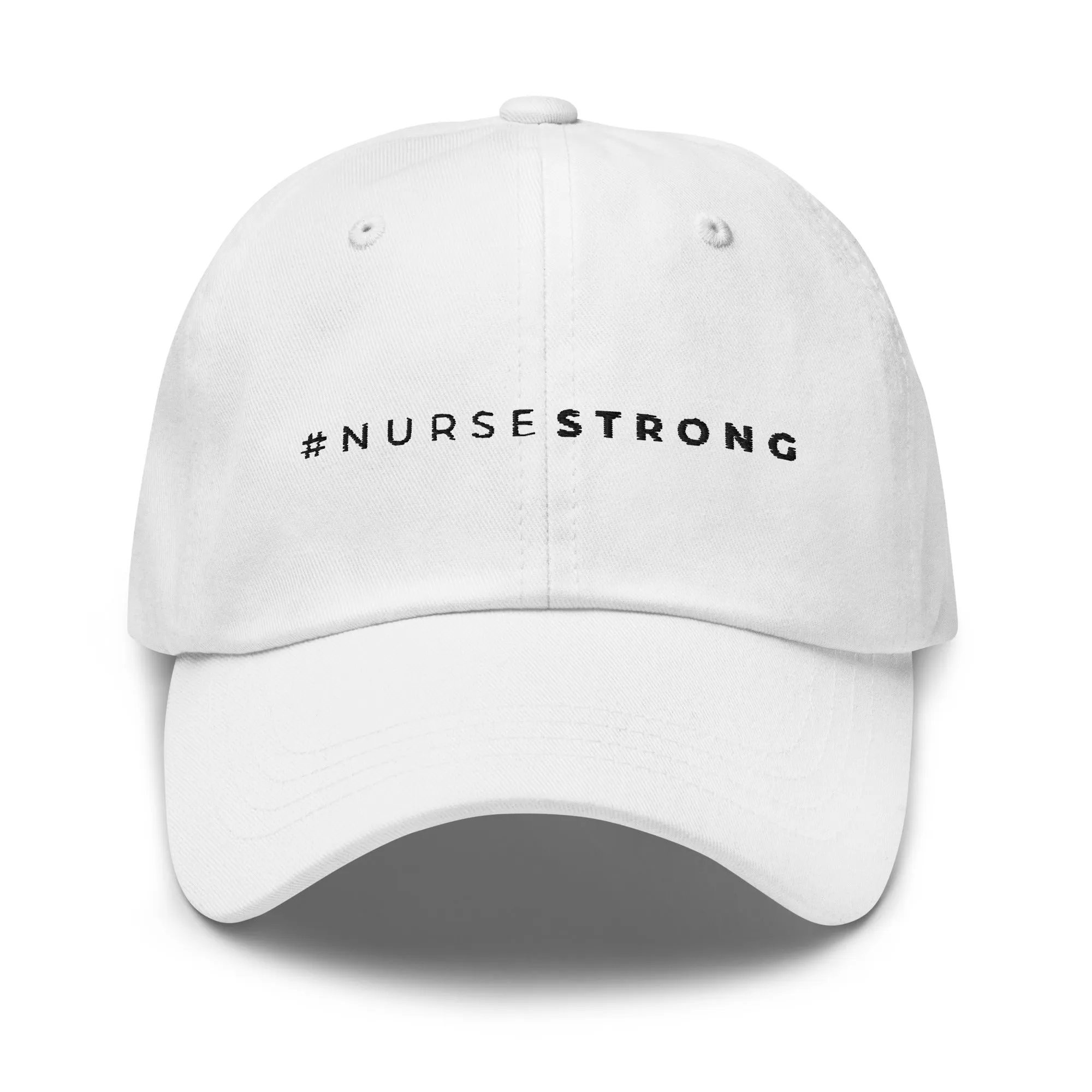 #NurseStrong Classic Hat - White