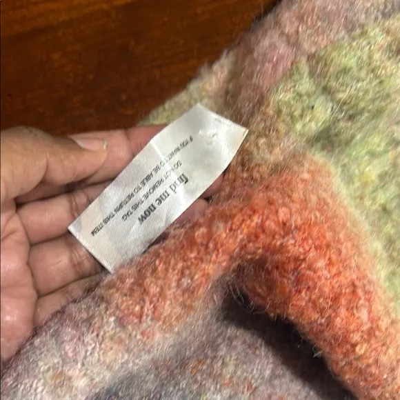 NWT find me now rainbow wool soft skirt Sz small with Ribbed Texture stretchy