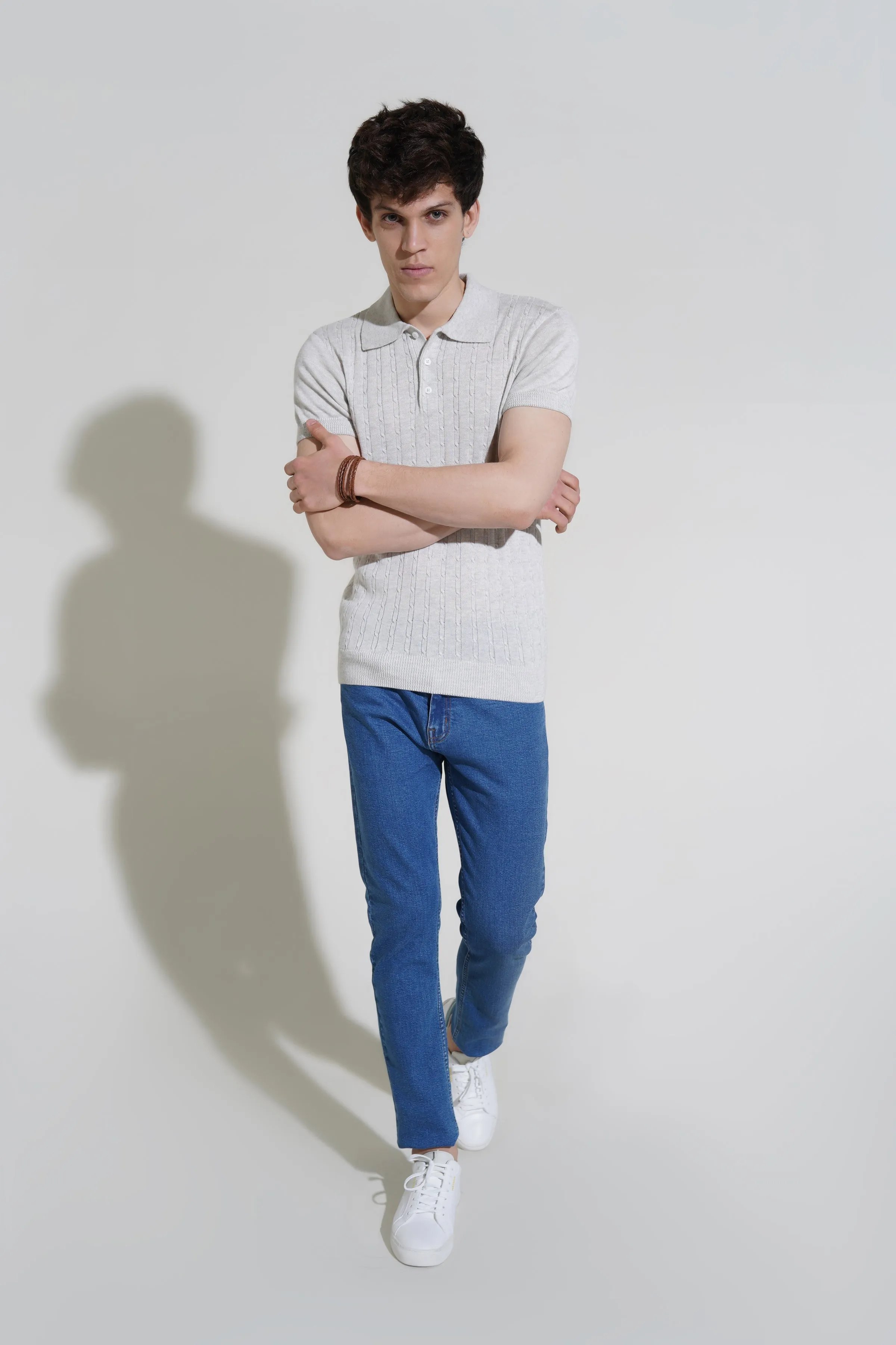 Oatmeal Polo Shirt