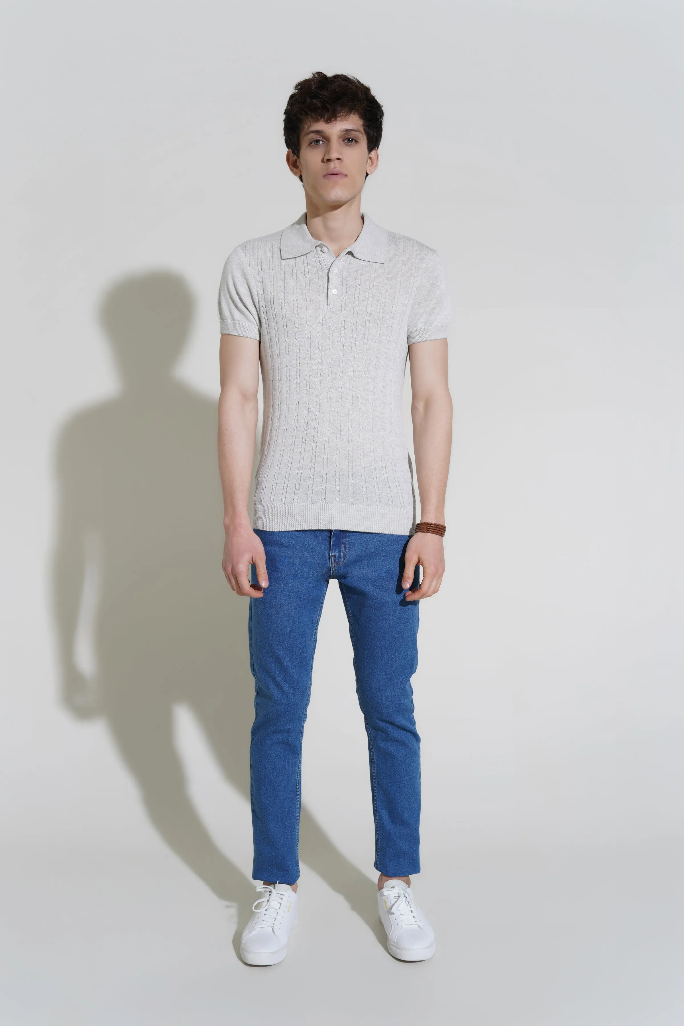 Oatmeal Polo Shirt