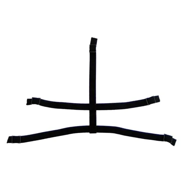 OBO CK/FG Helmet Elasticated Straps Black