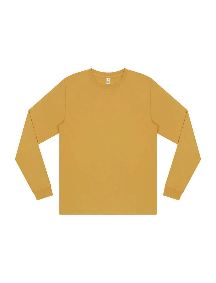 Organic Faded Long Sleeve T-shirt: Mens