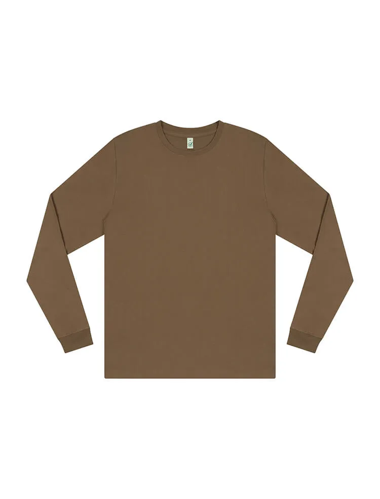 Organic Faded Long Sleeve T-shirt: Mens