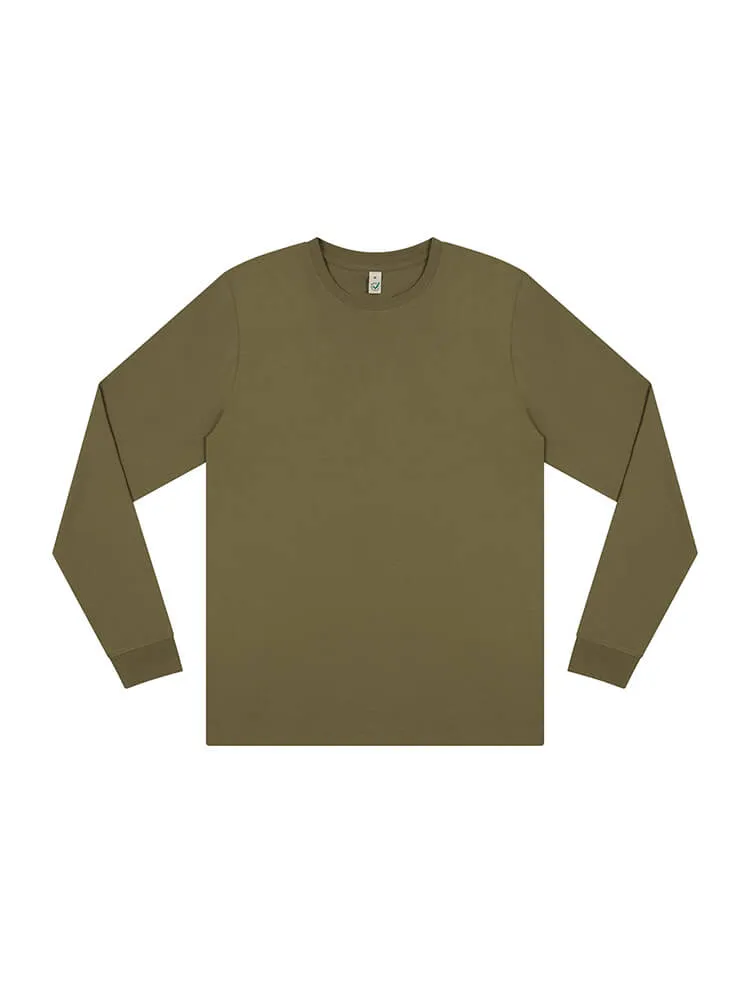 Organic Faded Long Sleeve T-shirt: Mens