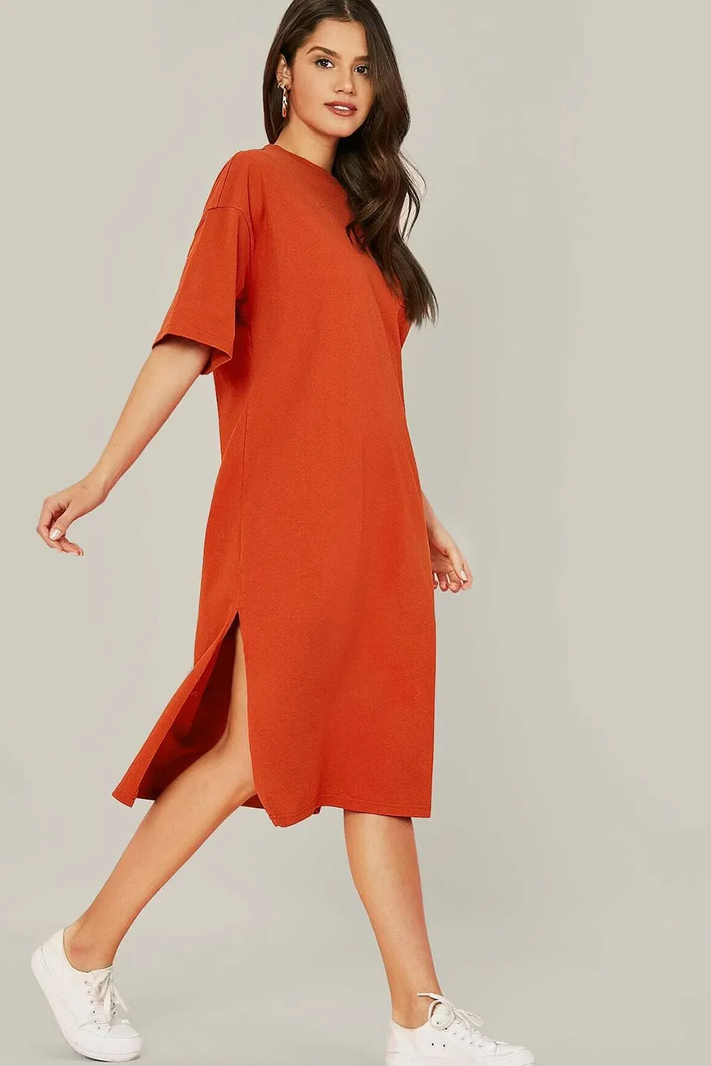 Over sized Dress with Slit