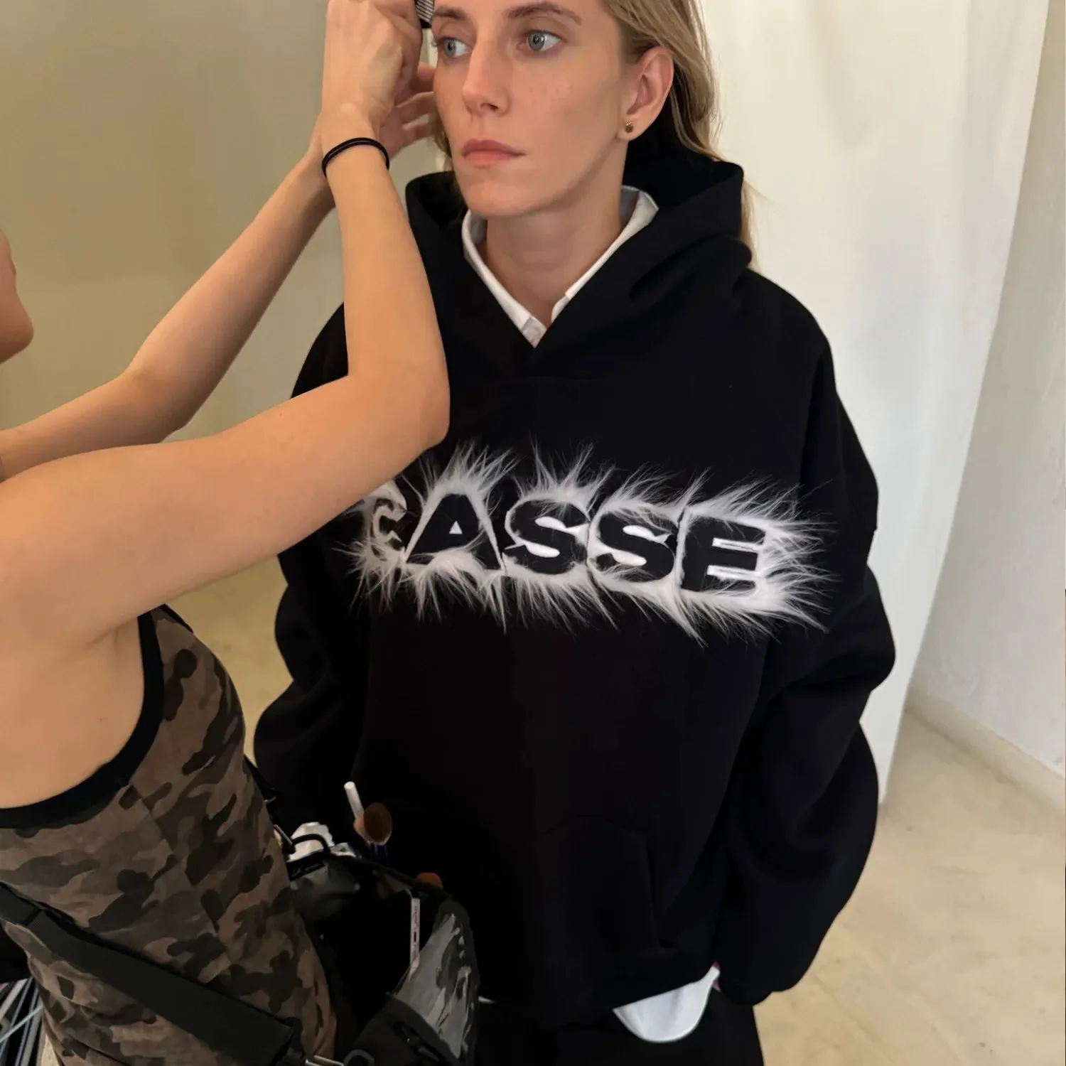 Oversized Black Statement Hoodie