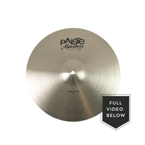 Paiste 14" Masters Thin Hi-Hats
