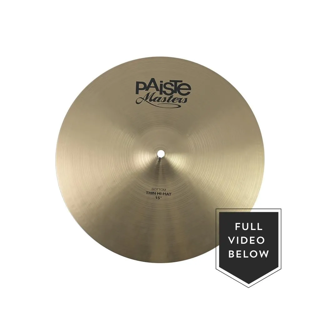Paiste 15" Twenty Masters Thin Hi-Hats