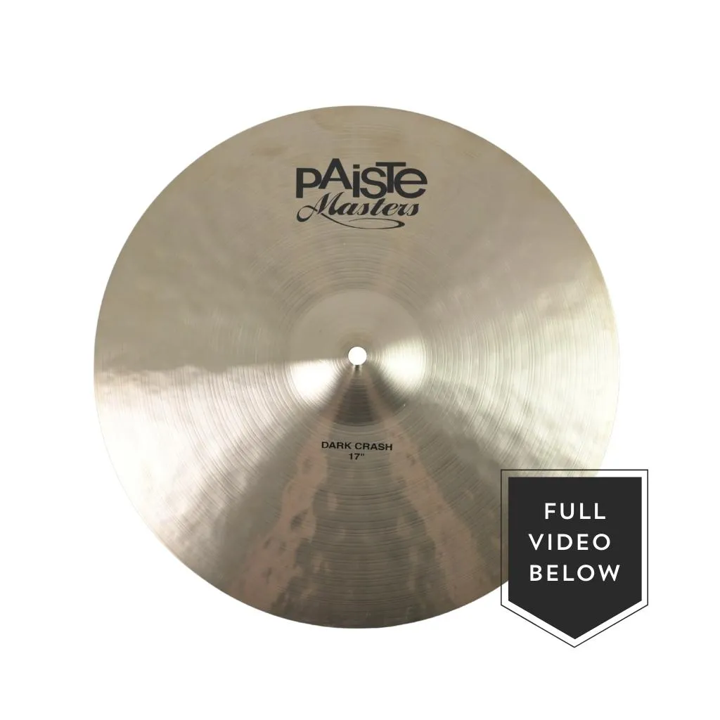 Paiste 17" Masters Dark Crash