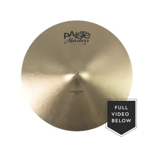 Paiste 18" Masters Extra Thin Crash