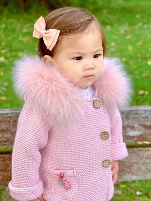 Pangasa Powder Pink Fur Jacket