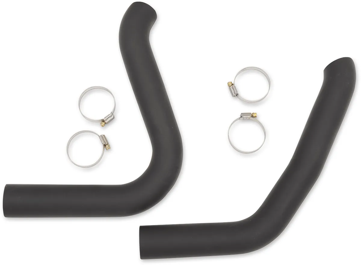 Paughco 726SBS 1 3/4in. Side-by-Side Upsweep Fishtail Exhaust System - Chrome