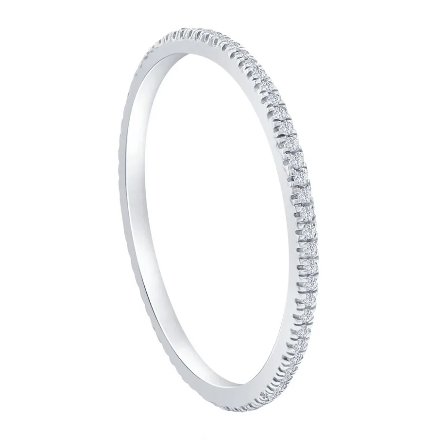 Pave Diamond Eternity Band